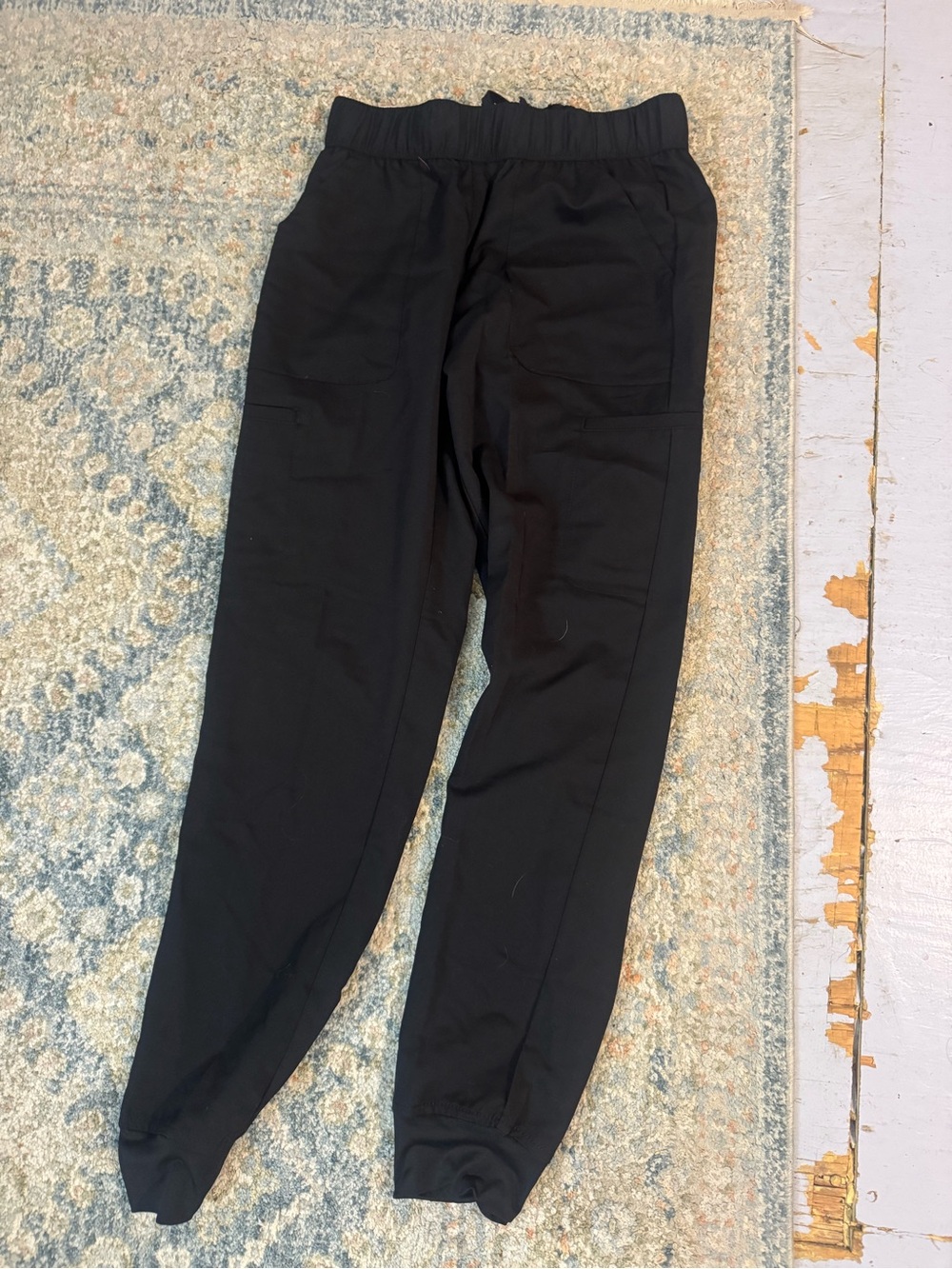 Scrubstar Black Elastic Waist Jogger Pants